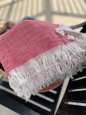 Muslin Towel Red